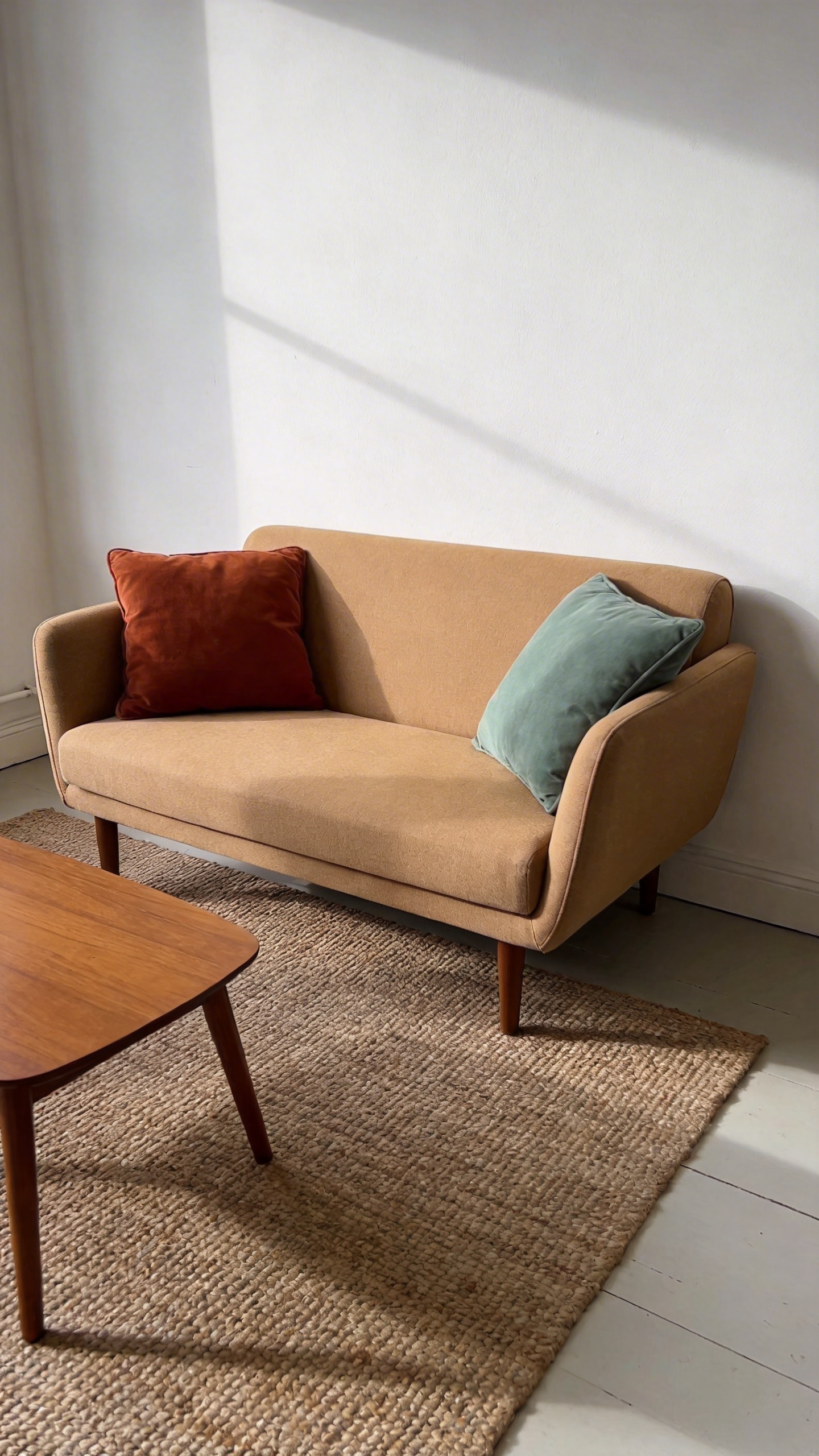 In apartment living room decoration, the sofa's scale and colour set the terms for every other decision — and a well-chosen compact sofa transforms even the smallest rental space.