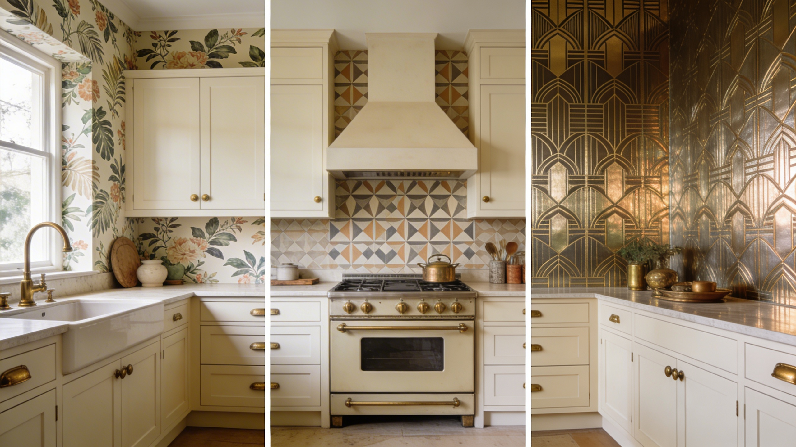 Eighteen kitchen wallpaper designs — from vintage botanical to Art Deco metallic — show just how transformative a well-chosen pattern can be in the room that matters most.