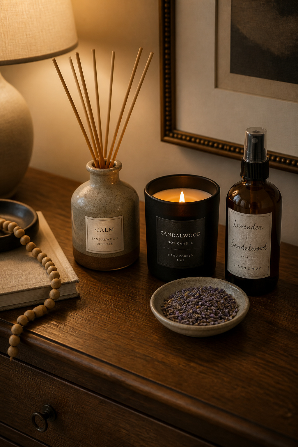 A consistent bedroom-exclusive scent strategy becomes neurologically associated with rest and safety over time — eventually triggering relaxation on its own, before any visual cue is processed.