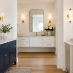 From marble-topped luxury to floating minimalist and coastal beadboard, the range of bathroom vanity designs available covers every style and budget.
