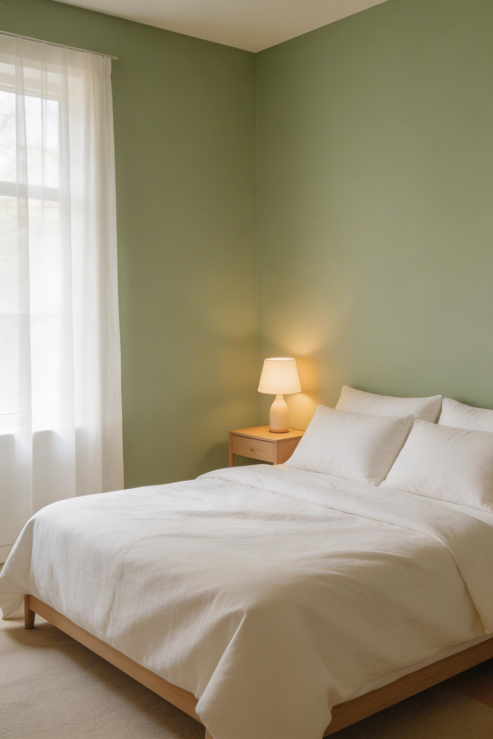 Eucalyptus green's position on the blue-green spectrum makes it one of the most sleep-compatible paint choices for a bedroom — restful without being cold, fresh without being stimulating.