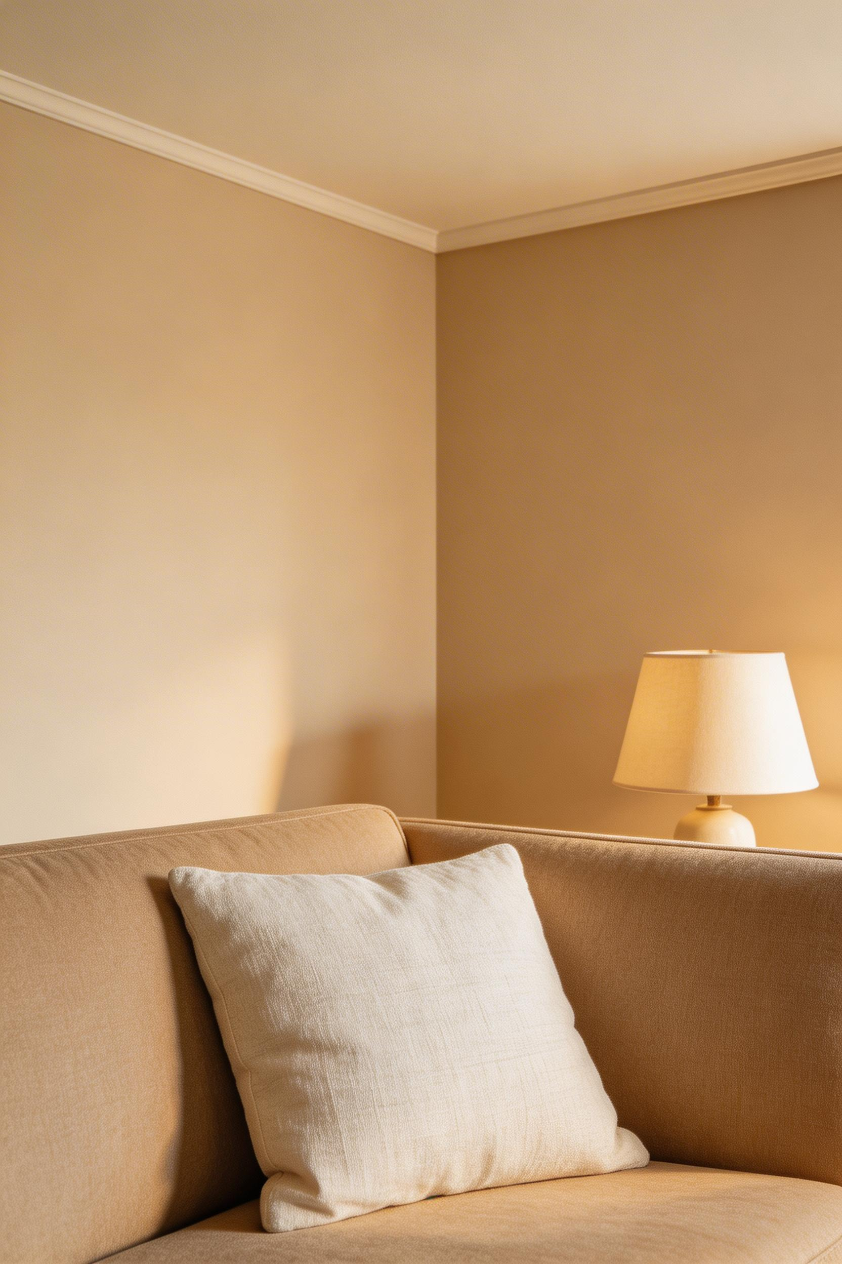 Tonal variation across cream, ivory, and warm beige creates the layered depth in a beige living room decoration that any single shade alone cannot achieve.