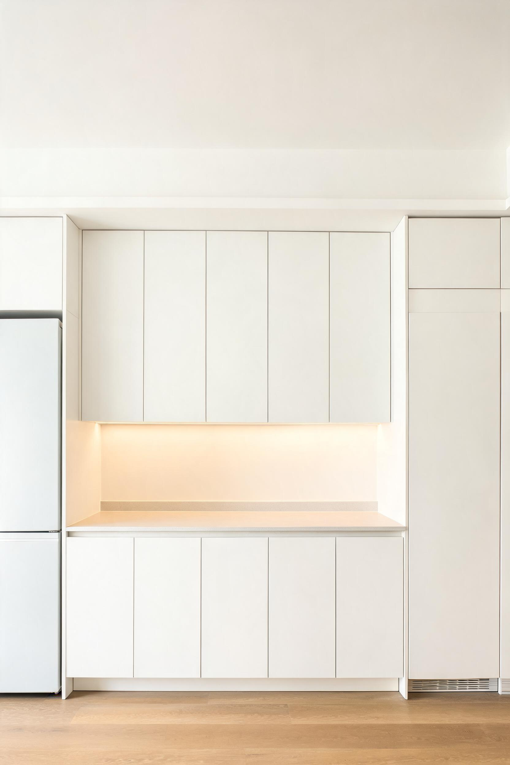 Floor-to-ceiling cabinetry eliminates the dusty soffit gap and gives a kitchen the built-in quality of a custom installation — one of the most impactful structural decisions in a modern kitchen remodel that maximises storage.