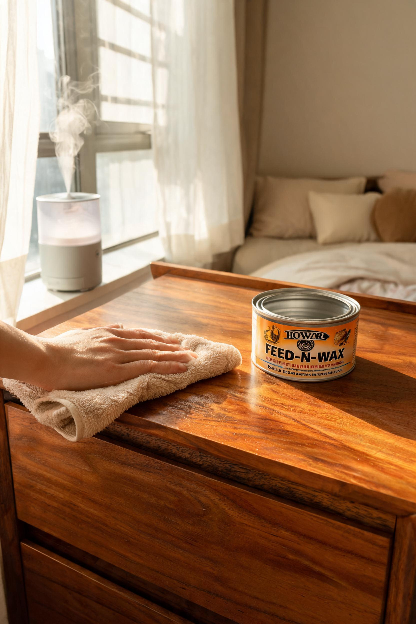 Regular care for wood bedroom furniture takes 20 minutes a year and prevents the kind of seasonal cracking that makes solid wood pieces look neglected and shortens their life.