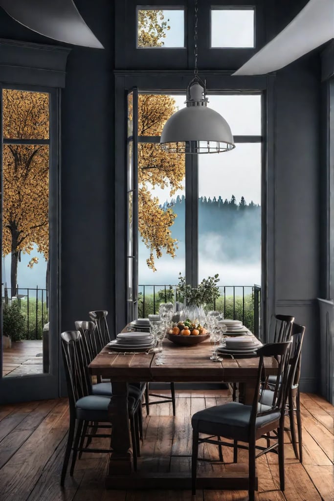 Al fresco dining area