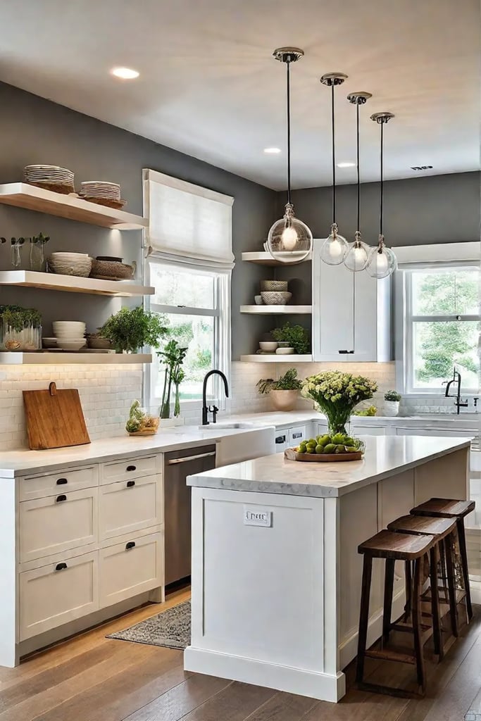 Bright and functional small kitchen