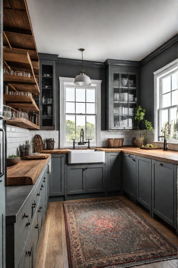 Bright and inviting farmhouse kitchen