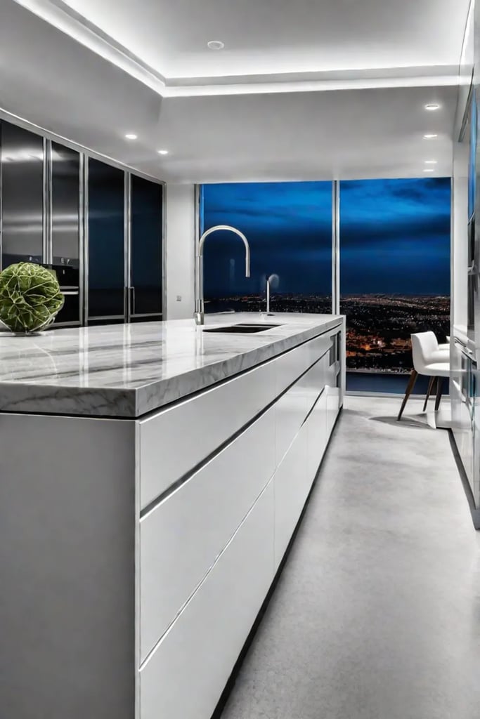 Bright kitchen spacious ambiance