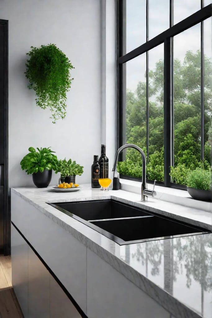 Bright kitchen with essential tools