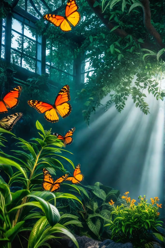 Butterfly haven garden