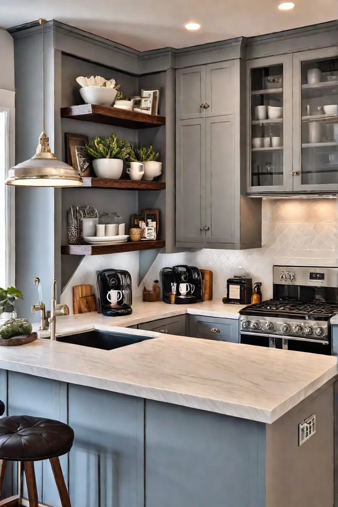 Charming kitchen with practical and stylish storage