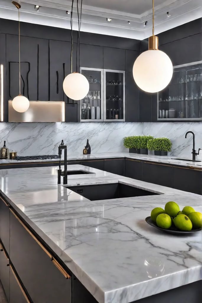 Classic kitchen natural stone beauty