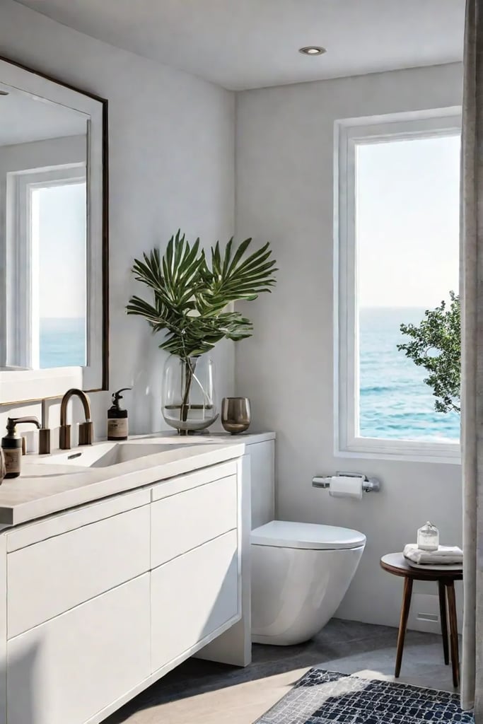 Clean lines nautical touches tranquil ambiance