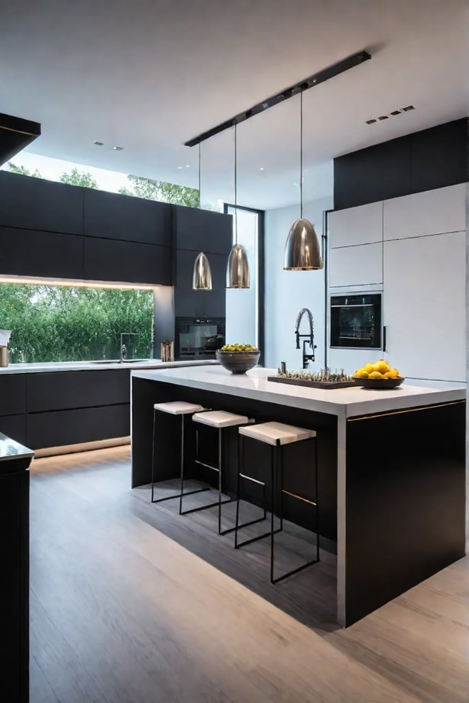 Cooltoned LED strip lights in a modern kitchen