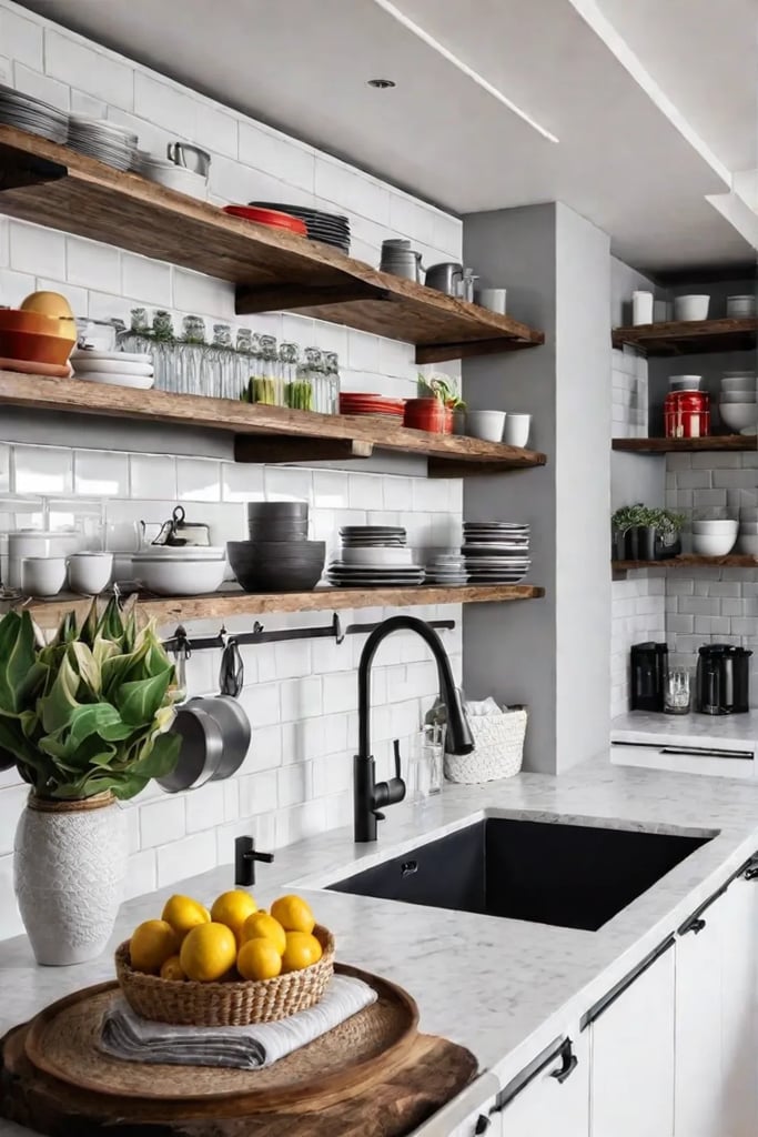 Costeffective storage with open shelving