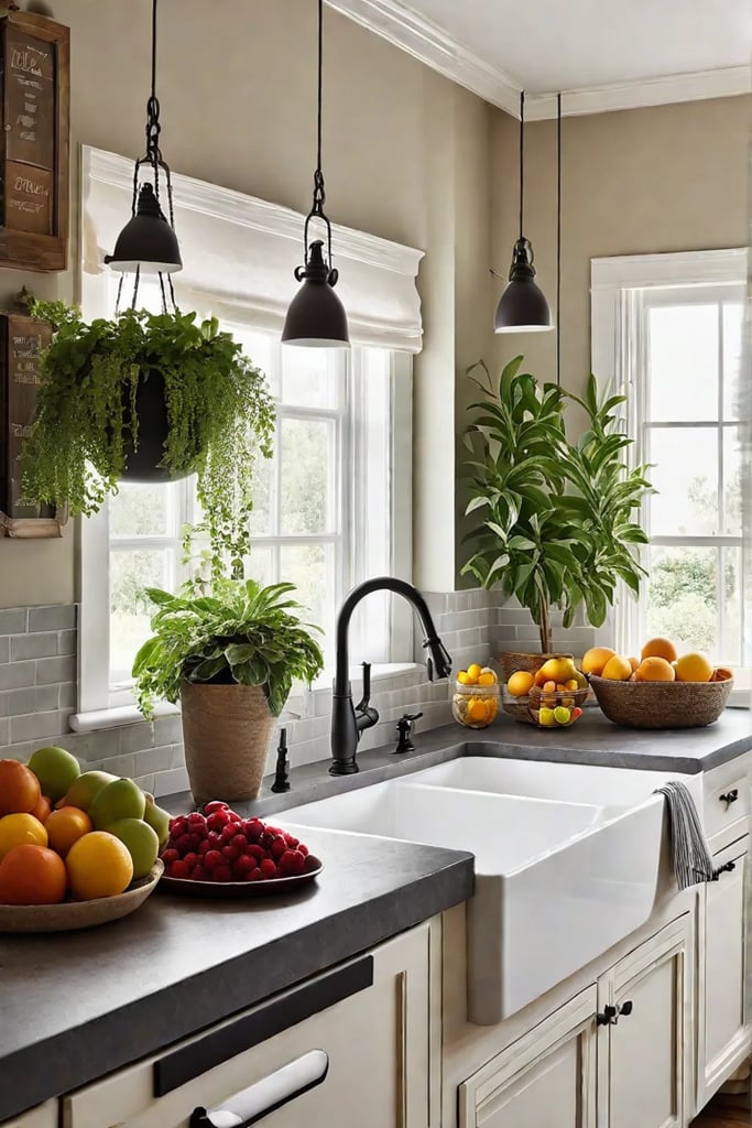 Cozy kitchen design personal touches