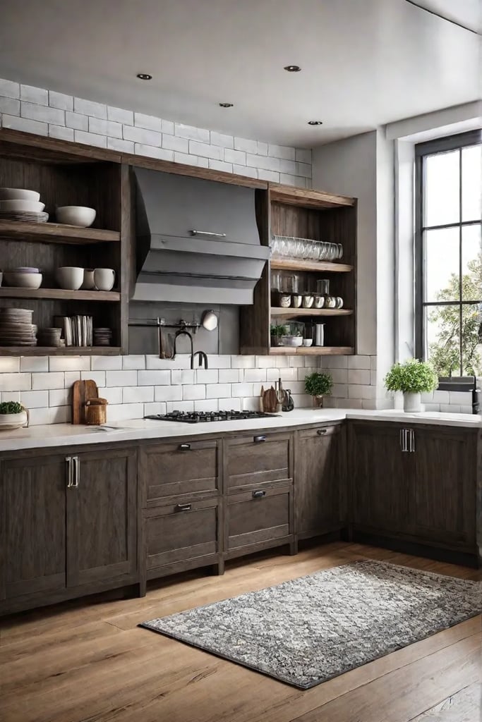 DIY corner cabinet storage for a personalized kitchen