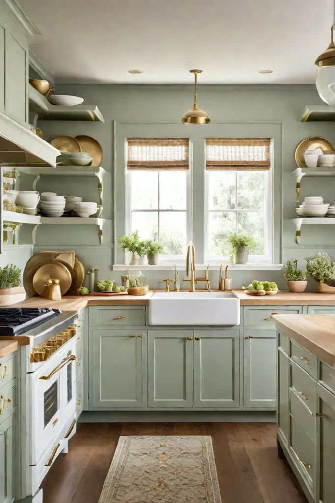 DIY kitchen cabinet makeover painted cabinets