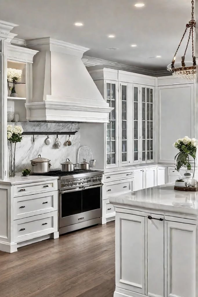 DIY trim installation on kitchen cabinets