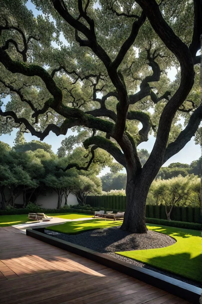 Dramatic outdoor lighting