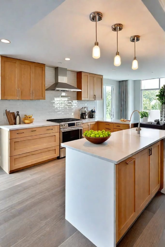 Efficient LShaped Kitchen Layout