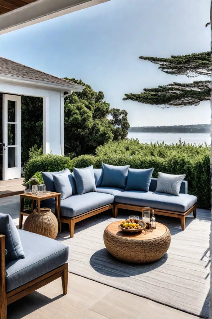 Entertaining porch space