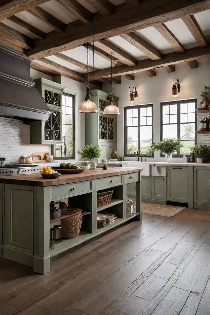 Farmhouse kitchen cabinets