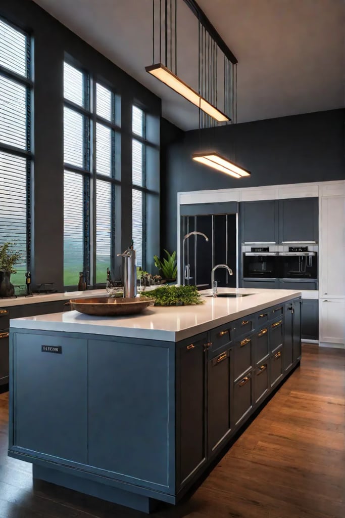 Functional kitchen design maximized workflow