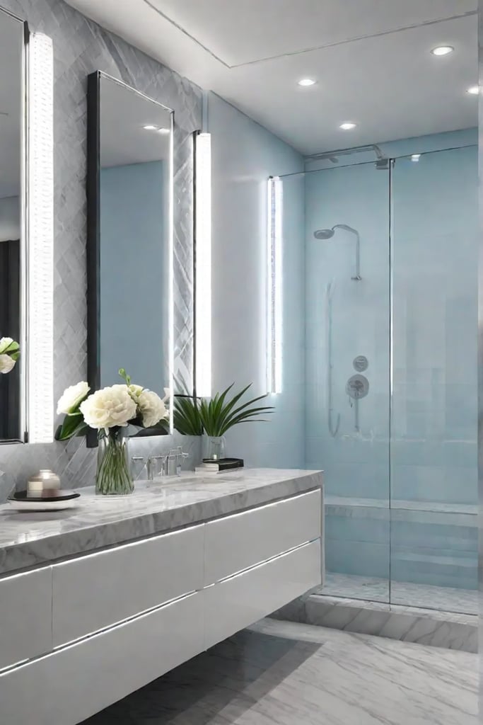 Highend coastal bathroom