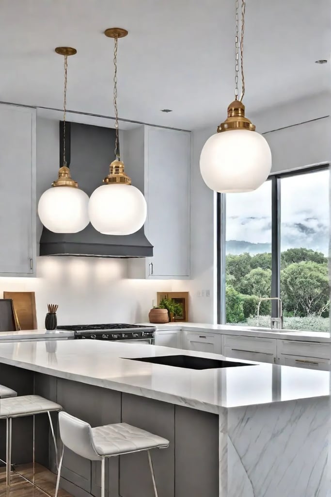 Inviting kitchen island with ample storage