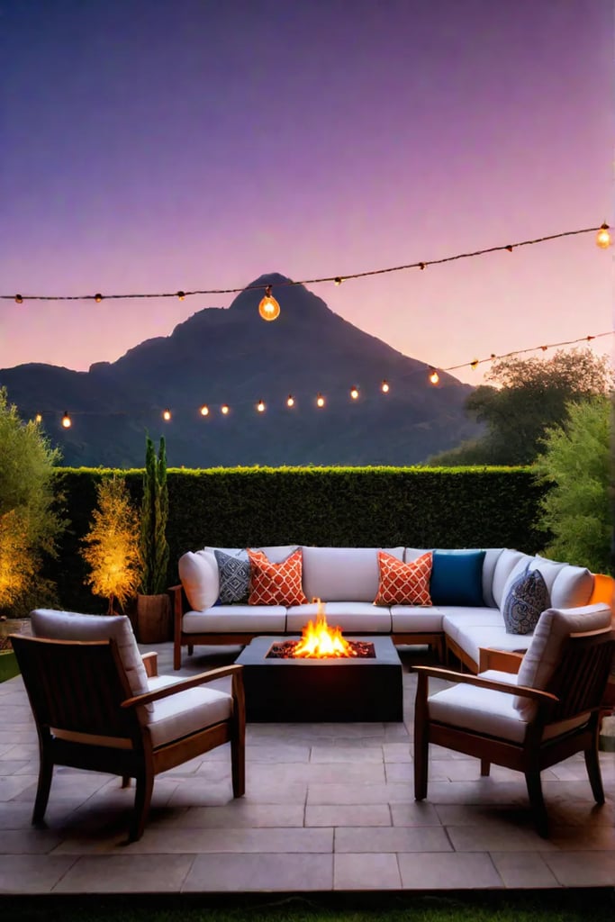 Inviting outdoor lighting