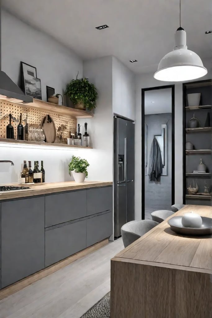 Kitchen wall decor ideas with practicality