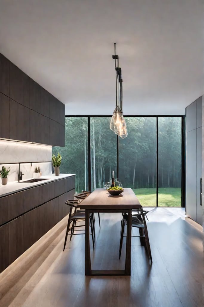 Kitchen with integrated task ambient and accent lighting