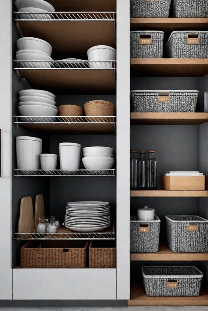 KonMari method applied to a kitchen pantry