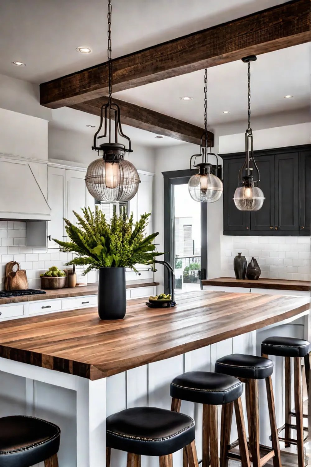 Lanternstyle pendant lights intimate atmosphere