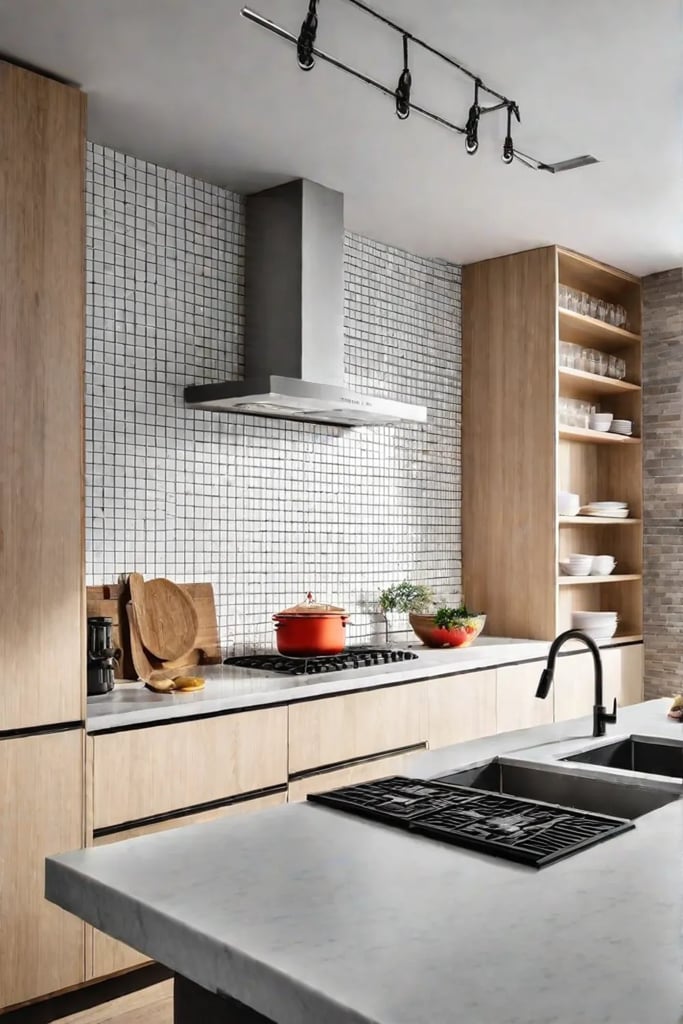 Maintaining cleanliness with open shelving