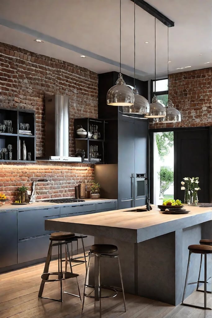 Modern industrial kitchen raw materials