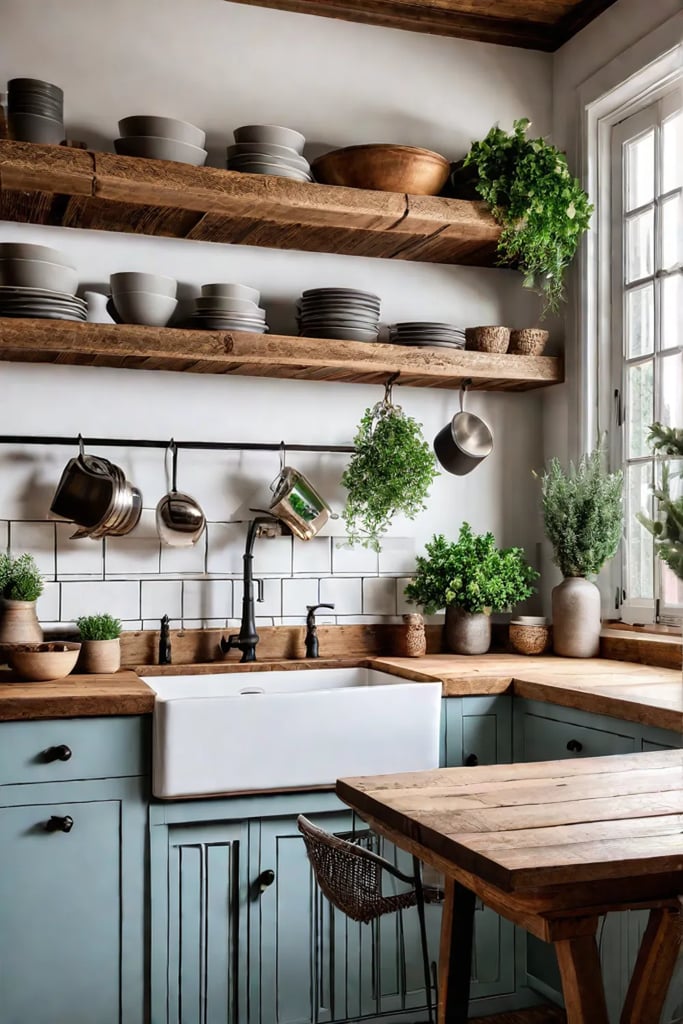 Natural Farmhouse Kitchen