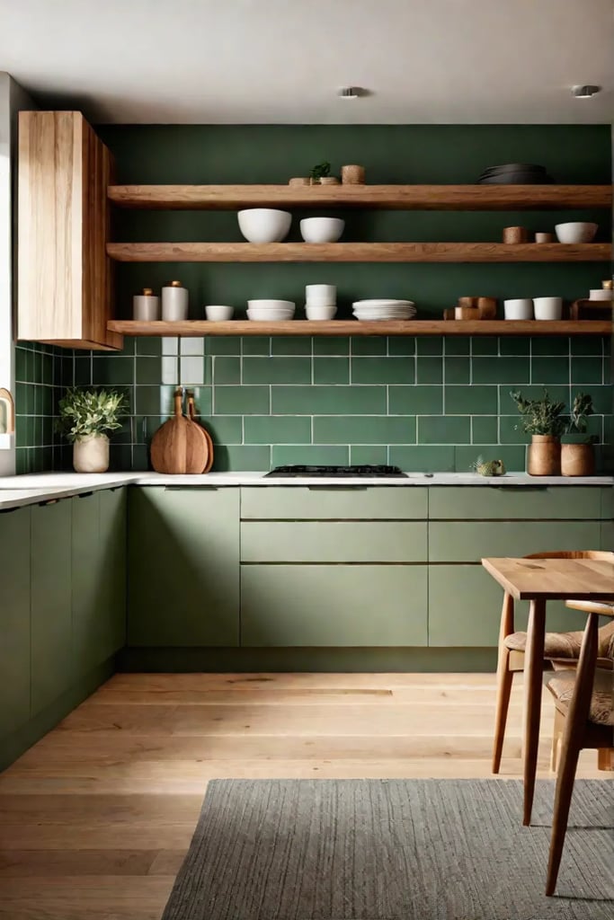 Natural materials in kitchen design