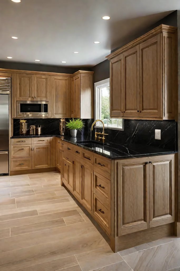 Natural stone countertops modern kitchen