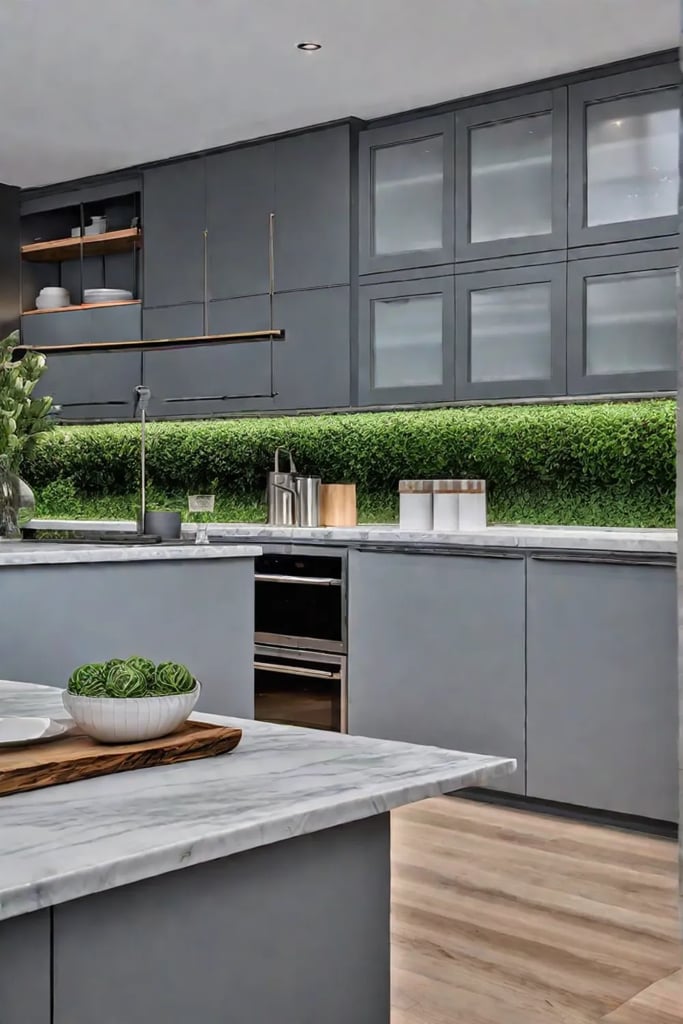 Neutral kitchen cabinets