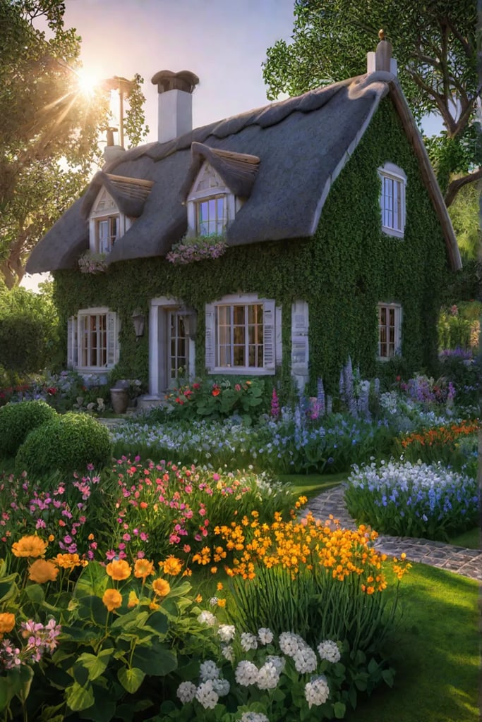 Pollinatorfriendly cottage garden