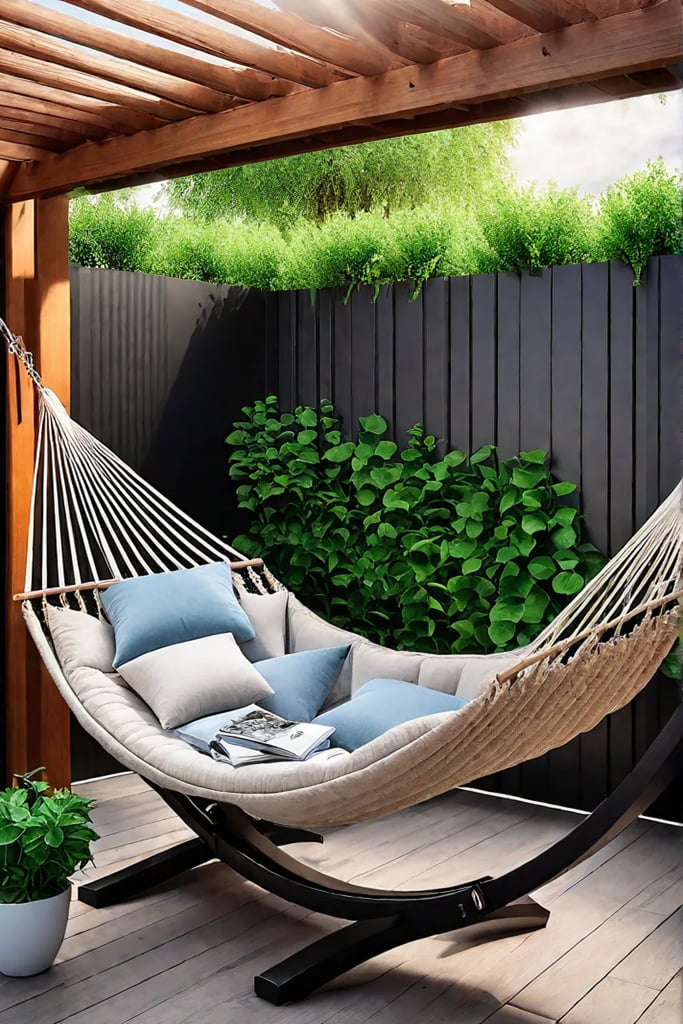 Relaxing backyard escape