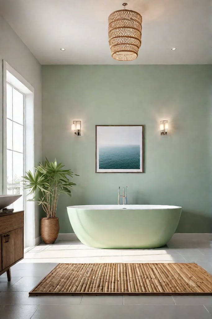 Relaxing bathroom oasis