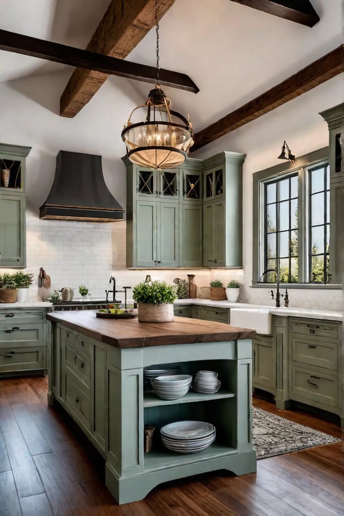 Rustic kitchen design 1