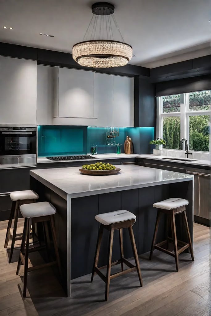 Smart home app controlling kitchen lighting for convenience and flexibility