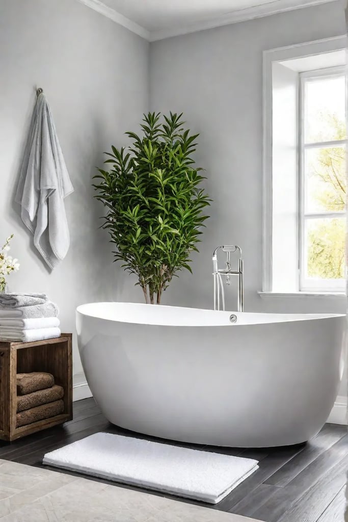 Spalike bathroom designed for relaxation and comfort