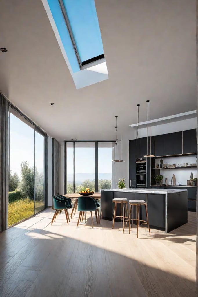 Sustainable kitchen with energyefficient lighting