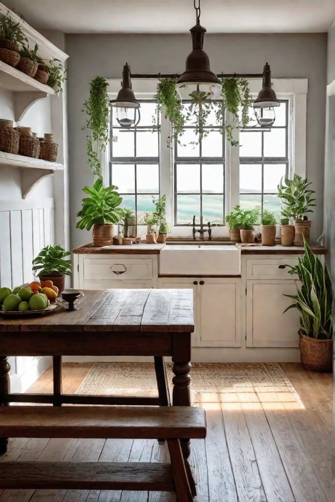 Bright and airy cottage kitchen