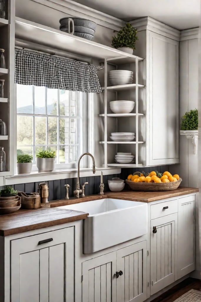 Inviting cottage kitchen with dining area